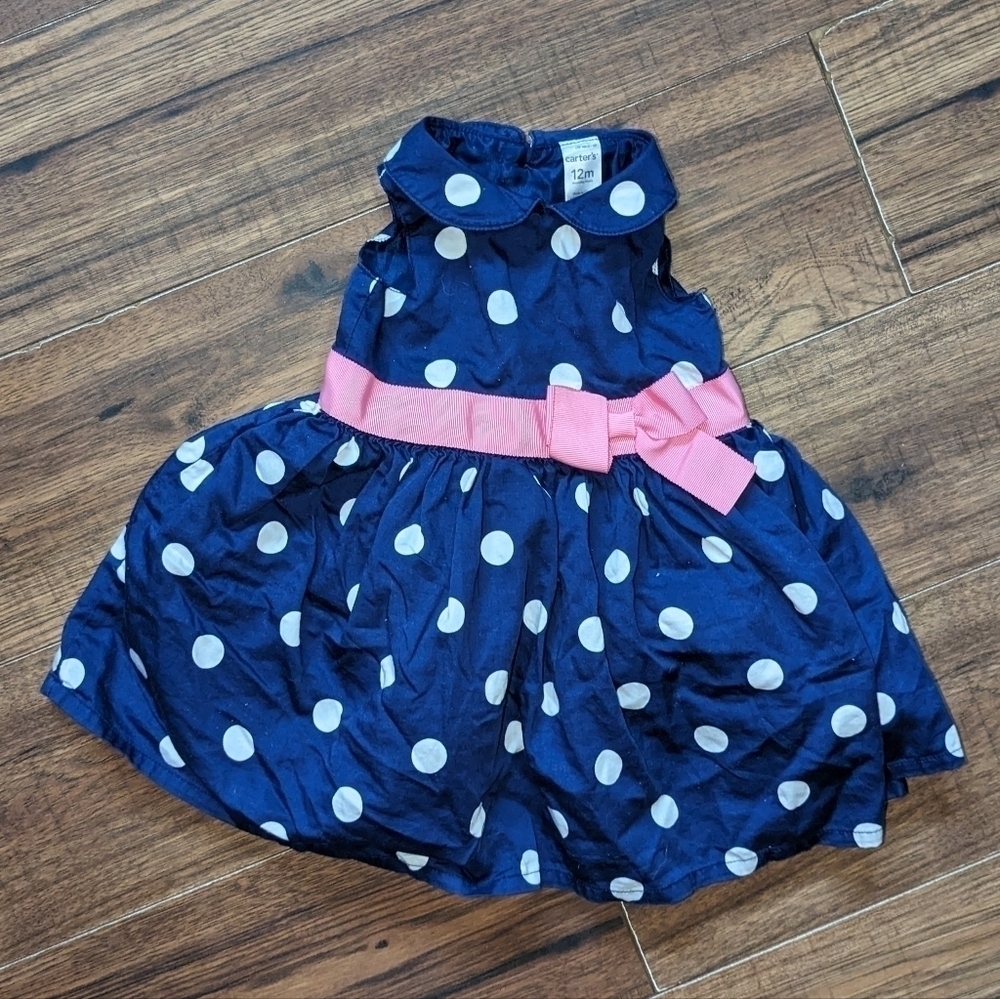 Carter's Polka Dot Dress Size 12M